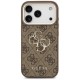 Guess 4G Big 4G Classic Logo Case for iPhone 17 Pro Max - Brown and Gold