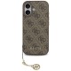 Guess 4G Charms Collection MagSafe case for iPhone 17 - brown