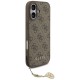 Guess 4G Charms Collection MagSafe case for iPhone 17 - brown
