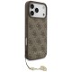Guess 4G Charms Collection MagSafe case for iPhone 17 Pro Max - brown