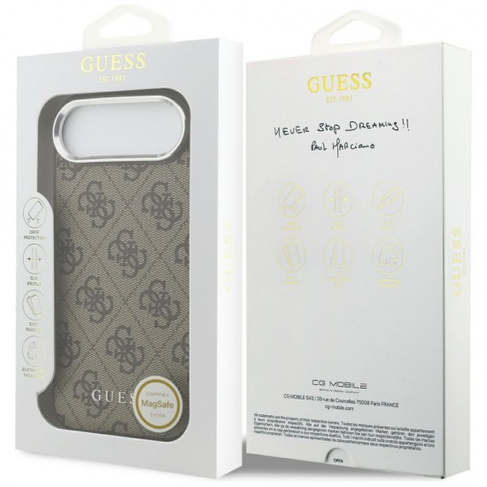 Guess 4G Classic Logo MagSafe Case for iPhone Air - Brown
