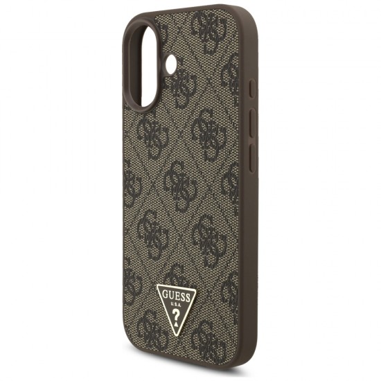 Guess 4G Strap Triangle Logo MagSafe case for iPhone 17 - brown