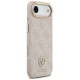 Guess 4G Strass Logo & Big Strap Metal Buttons MagSafe Case for iPhone Air - Pink