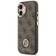 Guess 4G Strass Logo MagSafe case for iPhone 17 - brown