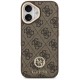 Guess 4G Strass Logo MagSafe case for iPhone 17 - brown
