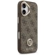 Guess 4G Strass Logo MagSafe case for iPhone 17 - brown
