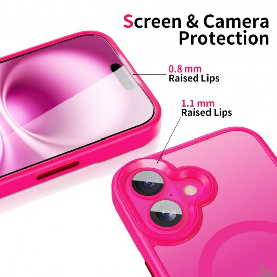 Tech-Protect MagMat MagSafe Case for iPhone 16 - Pink