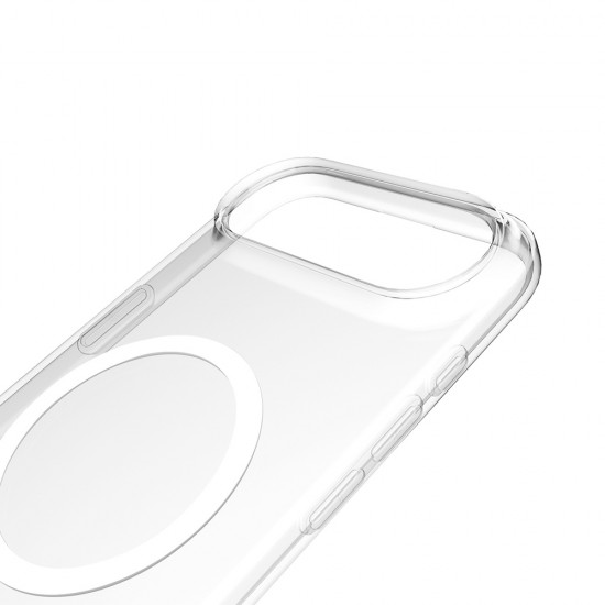 Puro 0.3 MAG Ultra-Slim TPU Case Compatible with MagSafe for iPhone 17 Air - Transparent