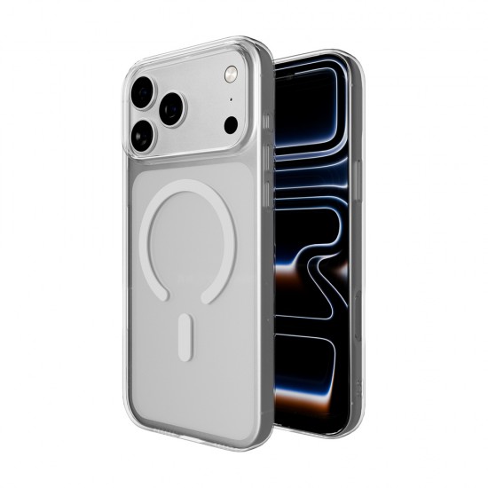 Puro 0.3 MAG Ultra-Slim TPU Case Compatible with MagSafe for iPhone 17 Pro - Transparent