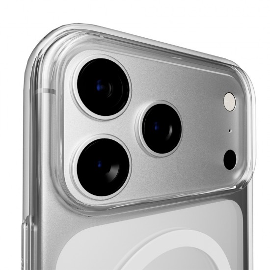 Puro 0.3 MAG Ultra-Slim TPU Case Compatible with MagSafe for iPhone 17 Pro - Transparent