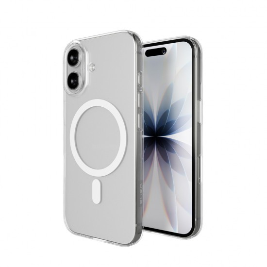 Puro 0.3 MAG Ultra-Slim TPU Case Compatible with MagSafe for iPhone 17 - Transparent