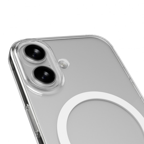 Puro 0.3 MAG Ultra-Slim TPU Case Compatible with MagSafe for iPhone 17 - Transparent