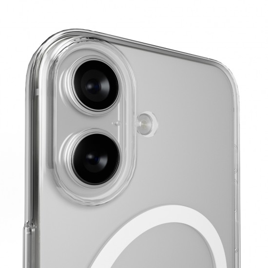Puro 0.3 MAG Ultra-Slim TPU Case Compatible with MagSafe for iPhone 17 - Transparent