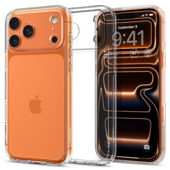 Spigen Ultra Hybrid Case for iPhone 17 Pro - Transparent