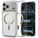 Spigen Ultra Hybrid MagSafe Case for iPhone 17 Pro - Transparent Gold