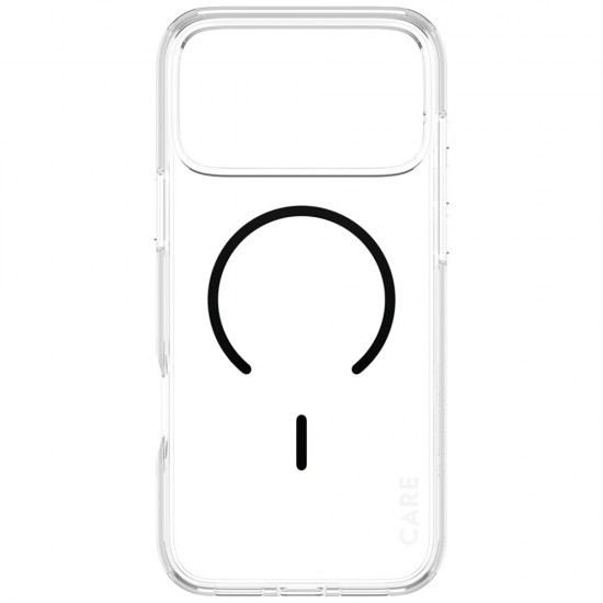 CARE by PanzerGlass Flagship Urban Explorer Case w. Black MagSafe for iPhone 17 Pro Max - Transparent