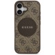 Guess 4G Circle Classic Logo MagSafe case for iPhone 17 - brown