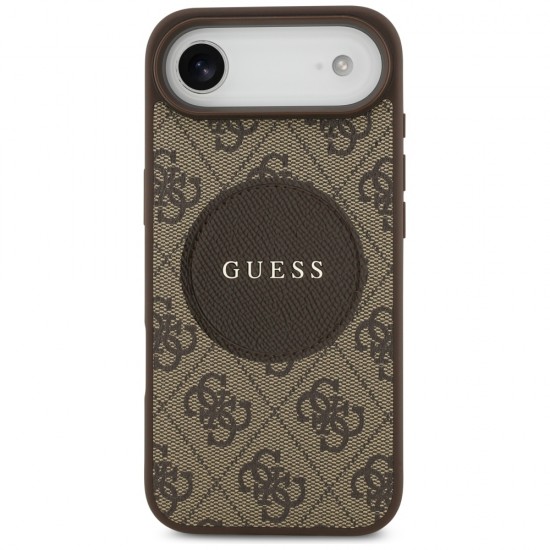 Guess 4G Circle Classic Logo MagSafe case for iPhone Air - brown