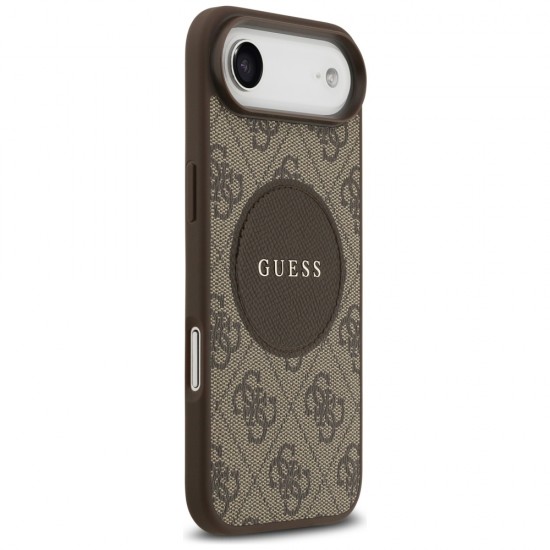 Guess 4G Circle Classic Logo MagSafe case for iPhone Air - brown