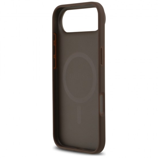 Guess 4G Circle Classic Logo MagSafe case for iPhone Air - brown