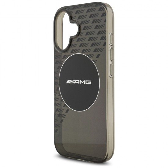 AMG Nauble Layer Transparent Smocked MagSafe Case for iPhone 17 - Black