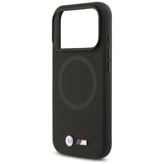 BMW M FW Metal Logo MagSafe Case for iPhone 17 Pro - Black
