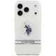 US Polo DH and Bottom Stripe Logo MagSafe Case for iPhone 17 Pro - White