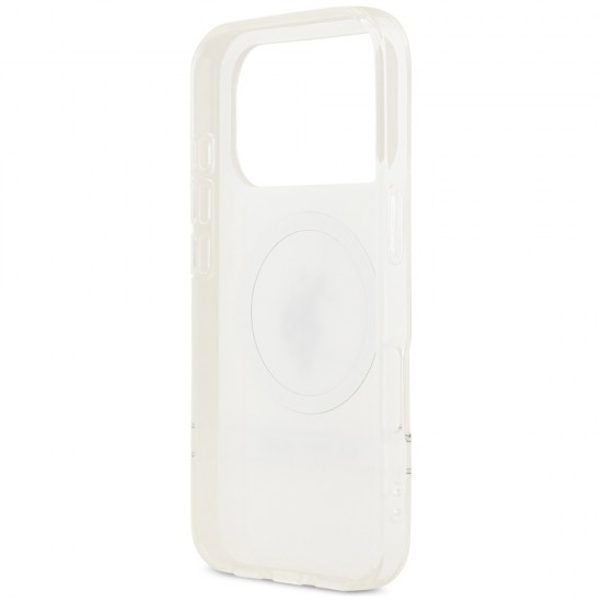 US Polo DH and Bottom Stripe Logo MagSafe Case for iPhone 17 Pro - White