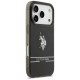 US Polo DH and Bottom Stripe Logo MagSafe Case for iPhone 17 Pro - Black