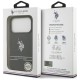 US Polo DH and Bottom Stripe Logo MagSafe Case for iPhone 17 Pro - Black