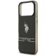 US Polo DH and Bottom Stripe Logo MagSafe Case for iPhone 17 Pro Max - Black