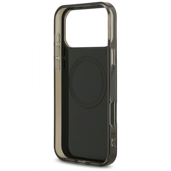 US Polo DH and Bottom Stripe Logo MagSafe Case for iPhone 17 Pro Max - Black