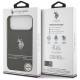US Polo DH and Bottom Stripe Logo MagSafe Case for iPhone 17 Pro Max - Black