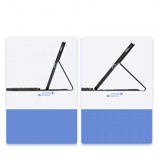 Etui z klawiaturą Dux Ducis (TK series) na Samsung Tab S10 FE+ (Plus) - czarne