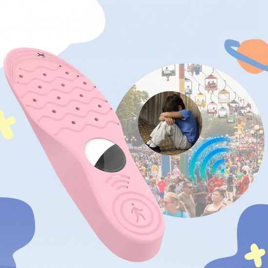 Shoe inserts - protective case for AirTag (155mm-170mm) - pink