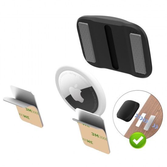 Magnetic case for AirTag - black