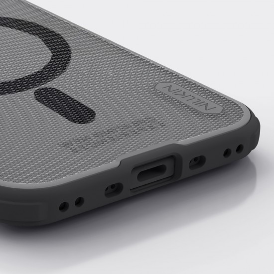 Nillkin Super Frosted Shield Pro MagSafe Compatible Case for iPhone 17 Air - Transparent Black