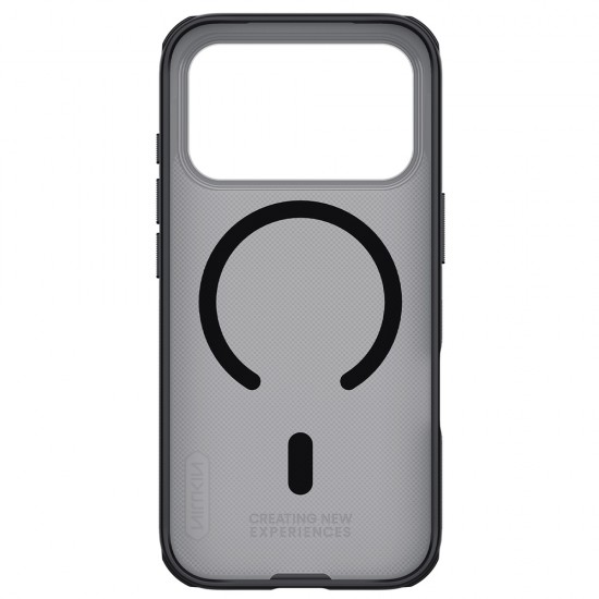 Nillkin Super Frosted Shield Pro MagSafe Compatible Case for iPhone 17 Pro - Transparent Black