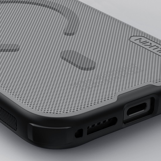 Nillkin Super Frosted Shield Pro MagSafe Compatible Case for iPhone 17 Pro - Transparent Black