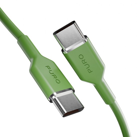 Puro ICON USB-C - USB-C cable 1.5m - green