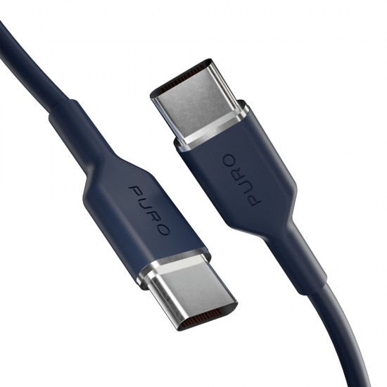 Puro ICON USB-C - USB-C Cable 1.5m - Navy Blue