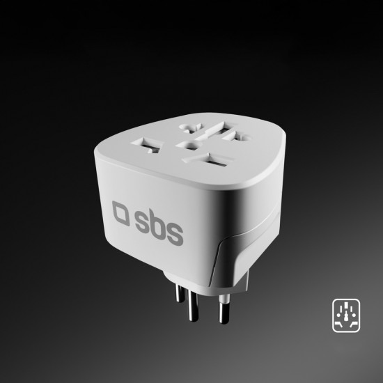 SBS CH Travel Adapter - Universal - White