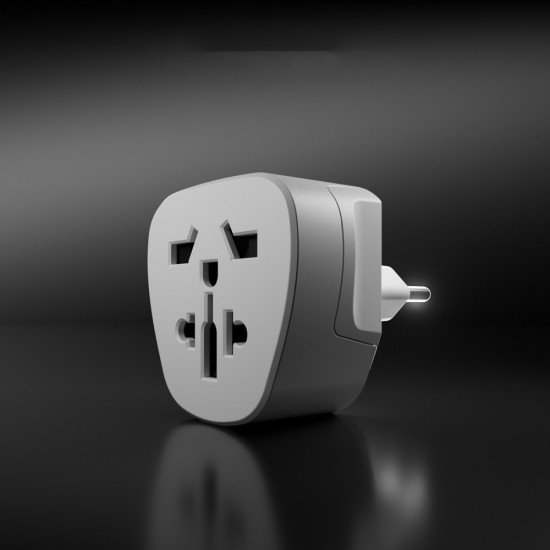 SBS IT Travel Adapter - Universal - White