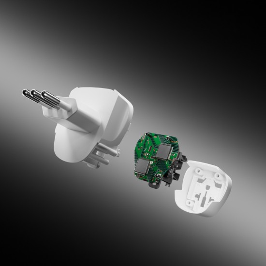 SBS IT Travel Adapter - Universal - White