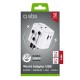 SBS TEADAPTUSBTCUNI USB-C USB-A Universal Travel Adapter - White