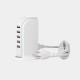 Dudao 5x USB charger with built-in EU power cable white (A5EU)