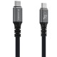 Wozinsky WPS-UY42S USB-C USB4 Cable 40Gb/s 240W 2m 4K - Black
