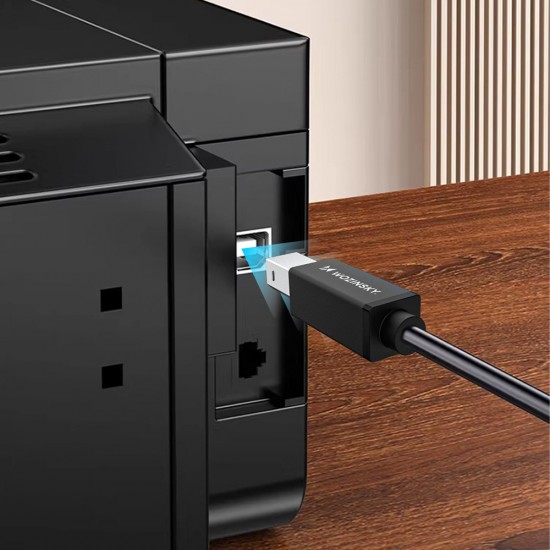 Wozinsky WKDDY1S USB-B - USB-C Cable 1m - Black