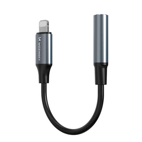Wozinsky WALJ-01 Lightning adapter - 3.5mm mini jack - black