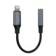 Wozinsky WALJ-01 Lightning adapter - 3.5mm mini jack - black